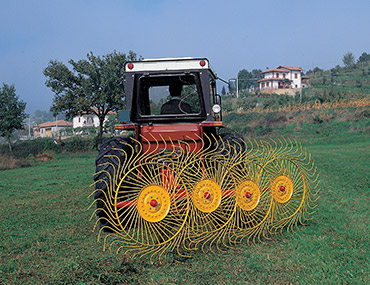 Windrow Turner, 4 Wheel - Dump Trailer